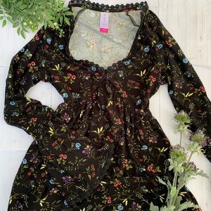 Bell Sleeve Floral Top